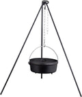 Campfire Dutch Oven Tripod – Heavy-Duty Adjustable Outdoor Cooking Stand (50")